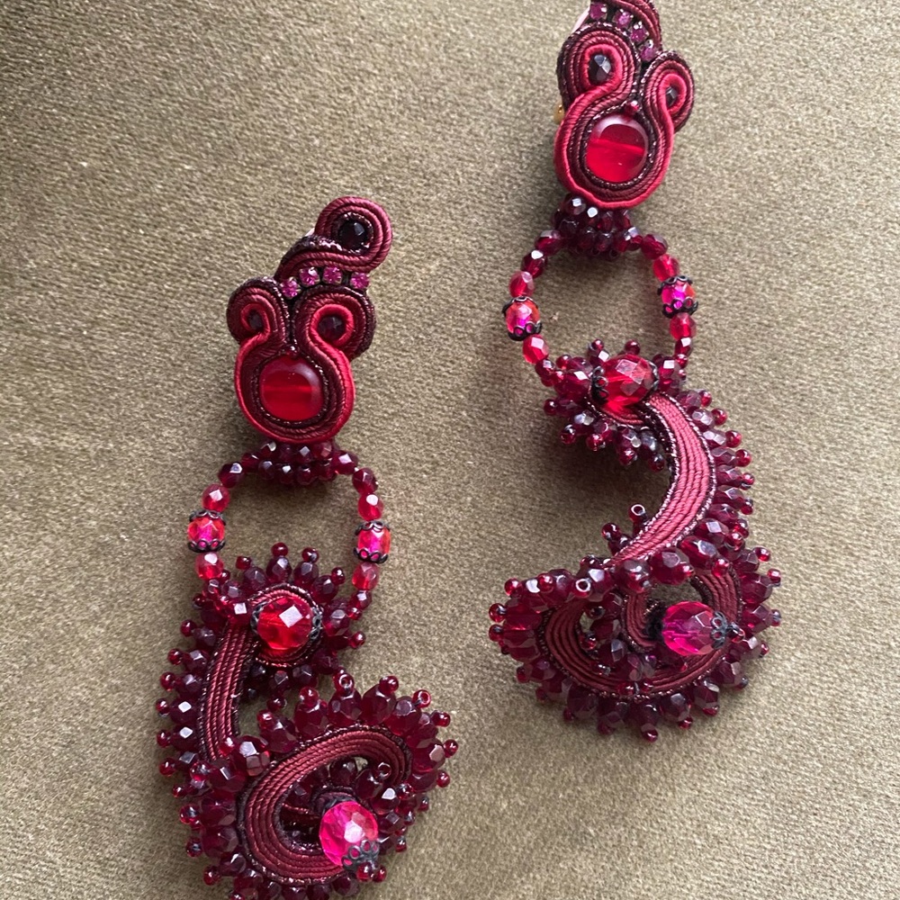 COPY - French couture handmade earrings
